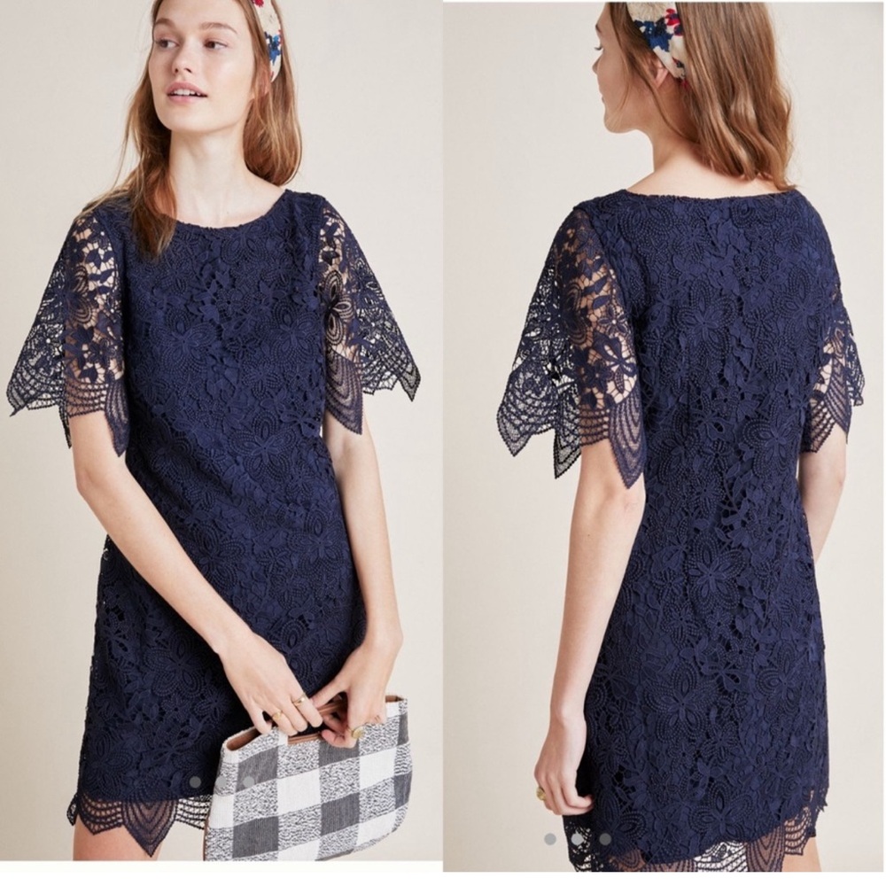 Anthropologie Lace Dress
size 4